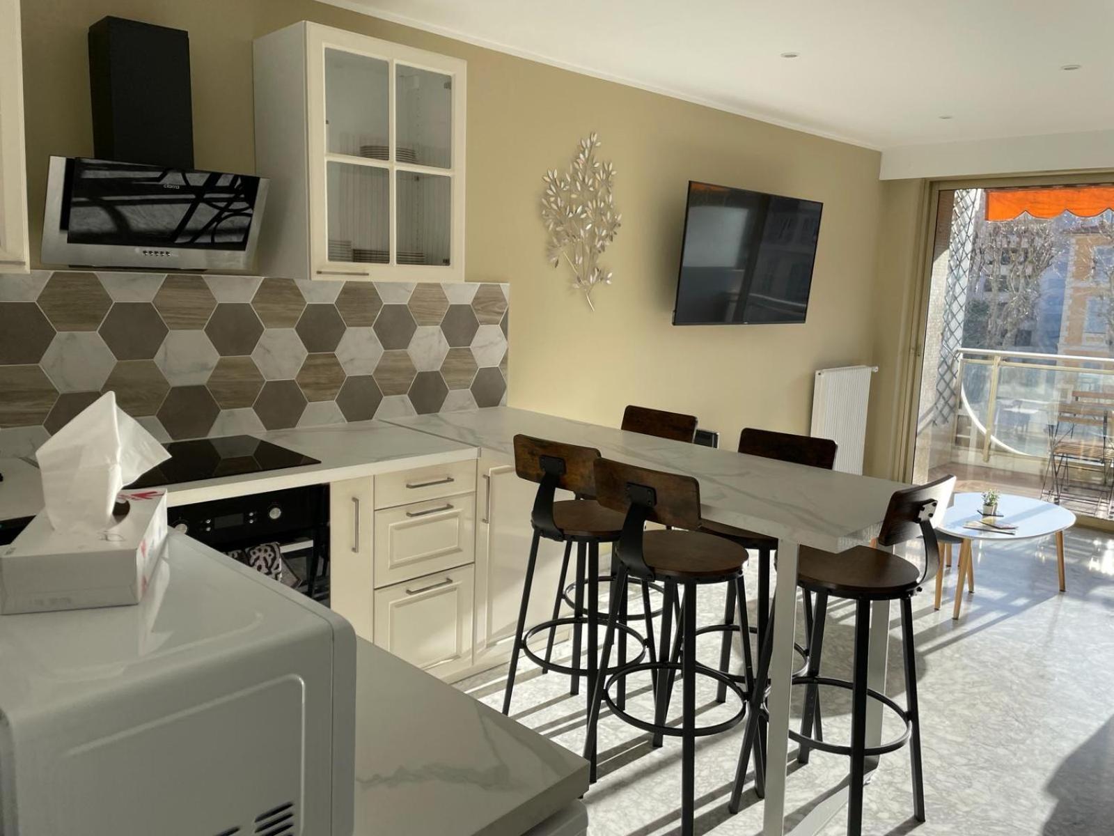 Immeuble Le Regency, Appartement 4 Pieces, 80 Metres De La Plage Menton Dış mekan fotoğraf